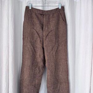 Dana Buchman - Women's Size 6 - Vintage brown tweed dress pants